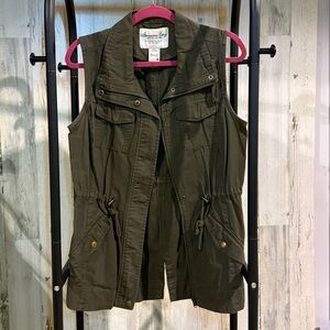 American Rag Khaki Utility Vest